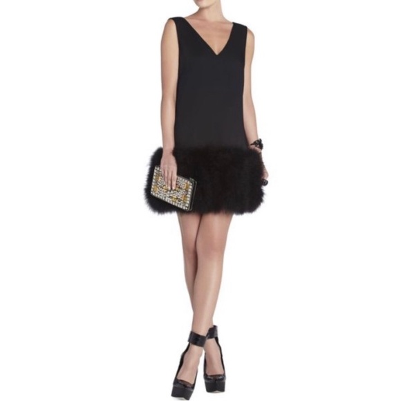 BCBGMaxAzria Dresses & Skirts - BCBGMaxAzria Feather Bottom Jamysen Dress